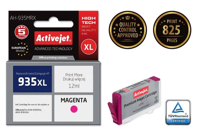 activejet-ah-935mrx-tintenpatrone-magenta-12-ml-f-r-hp-935xl image 1