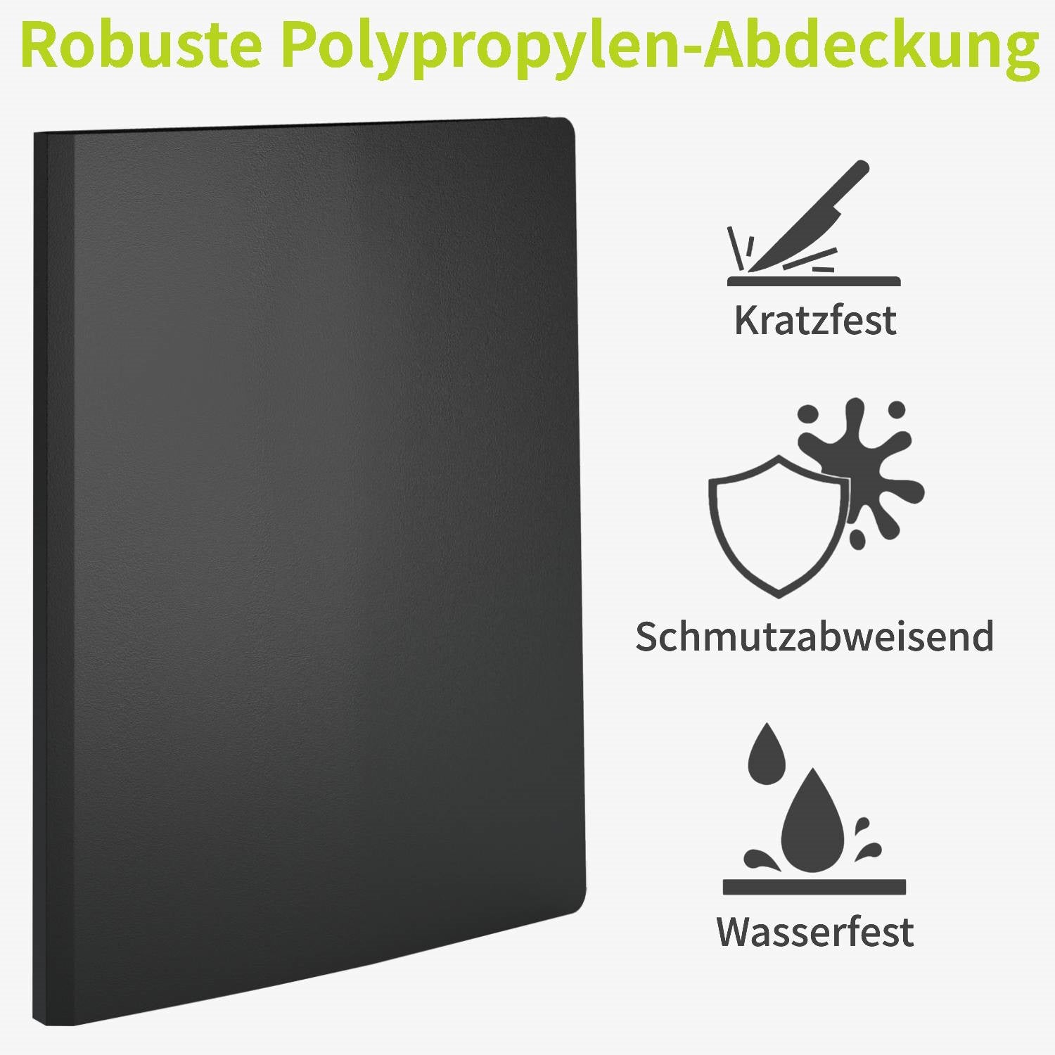 acropaq-pr-sentationsmappe-a4-sichtbuch-schwarz-50-f-cher image 3
