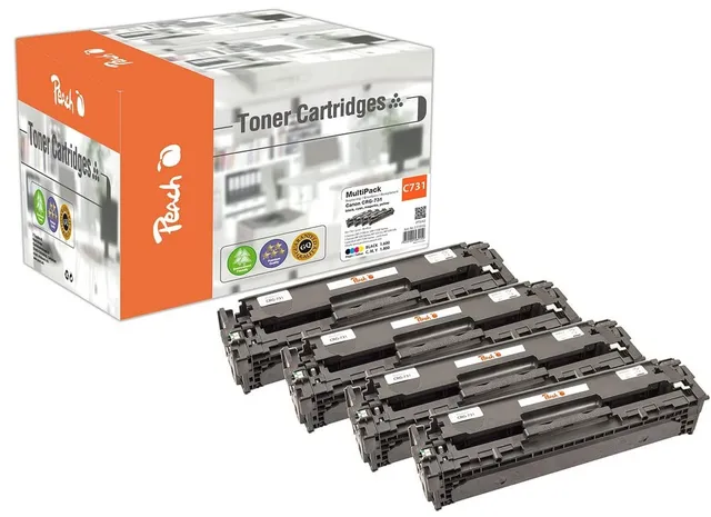 peach-pbp-crg-731-spar-pack-toner-4-farbig-f-r-canon image 1