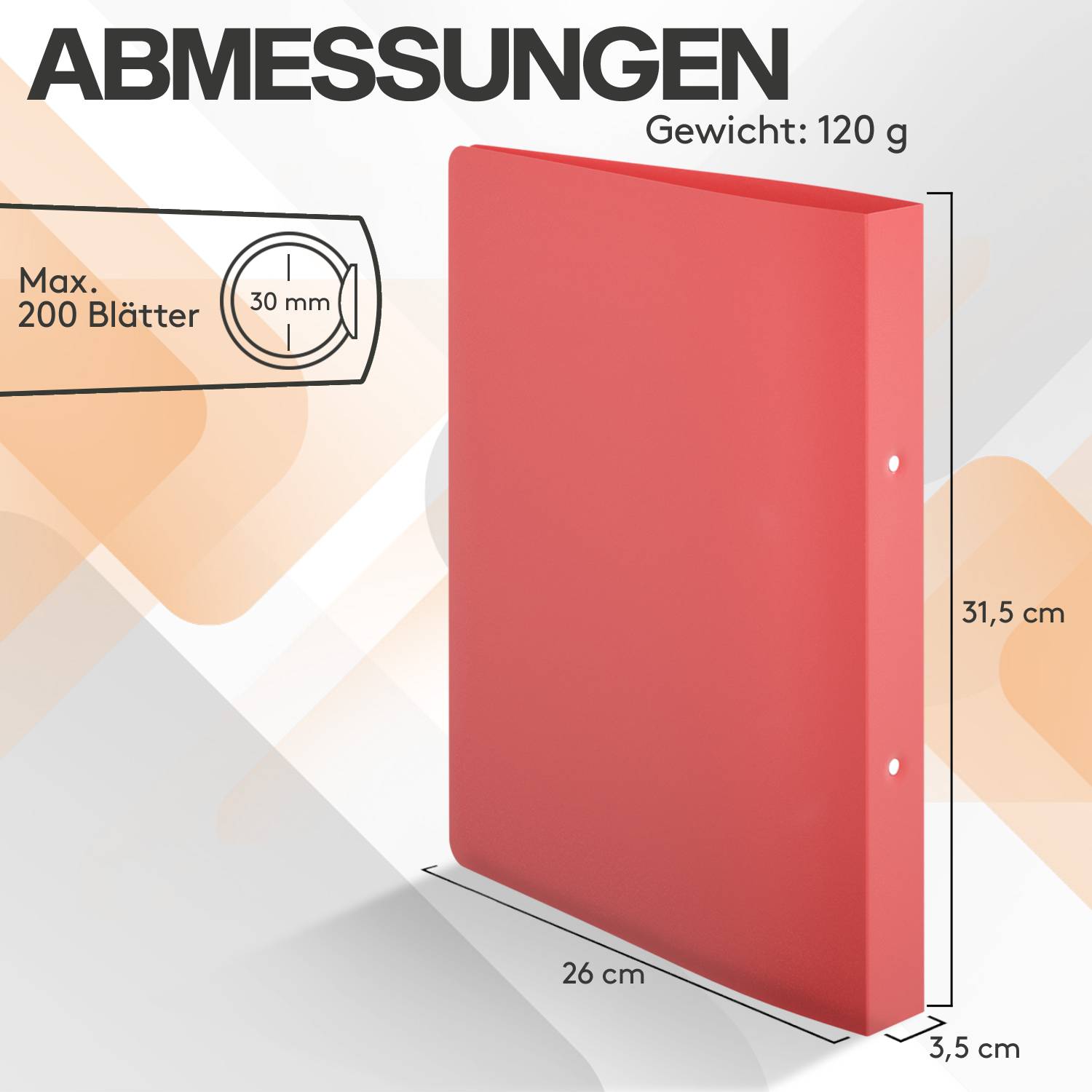 acropaq-ringordner-a4-ringbuch-sommer-6er-3-5-cm image 6