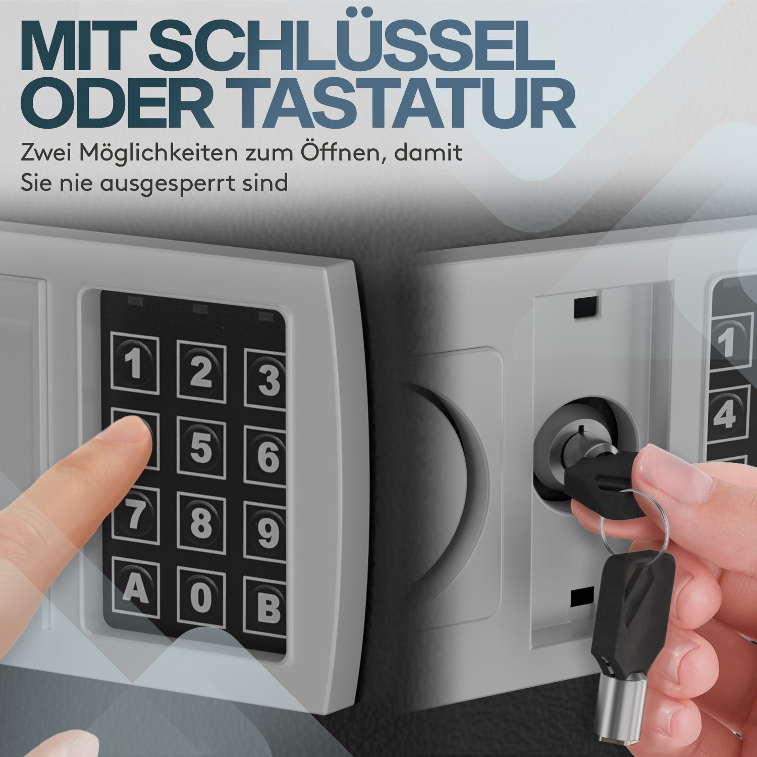 acropaq-safe-elektronisch-mit-pin-und-schl-ssel-dunkelgrau image 4