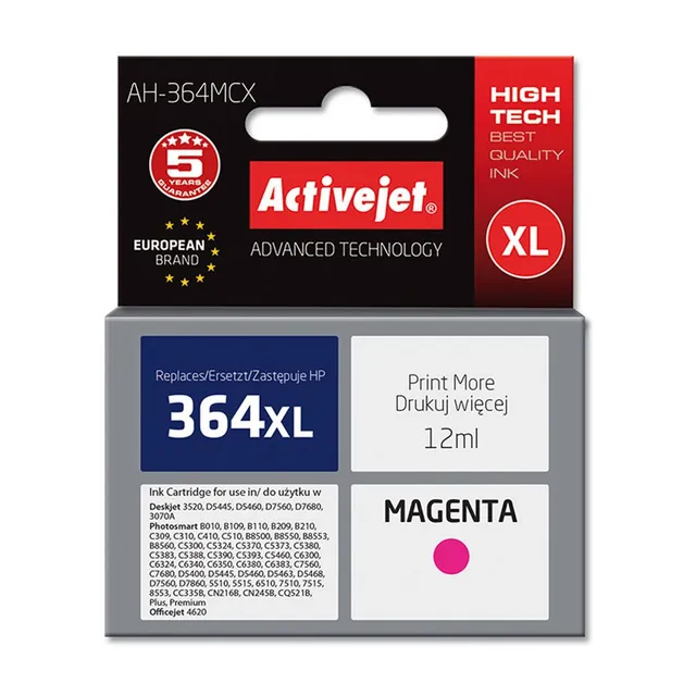 activejet-ah-364mcx-hp-364xl-tintenpatrone-magenta image 1