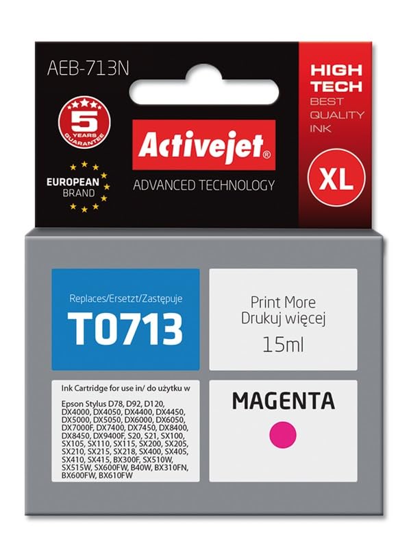 activejet-aeb-713n-tintenpatrone-magenta-15-ml-epson-komp image 1