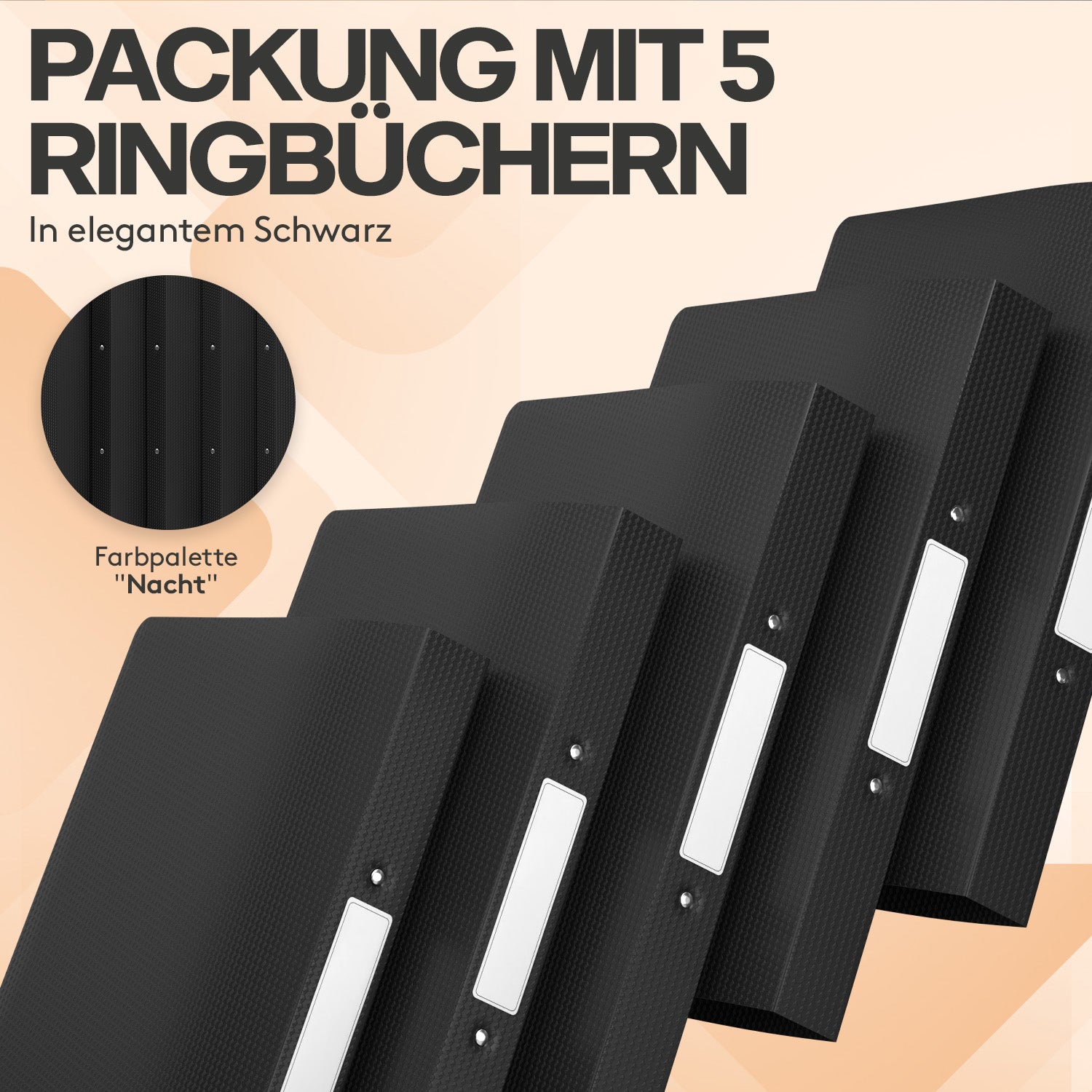 acropaq-ringordner-a4-35-mm-schwarz-5er-set image 2