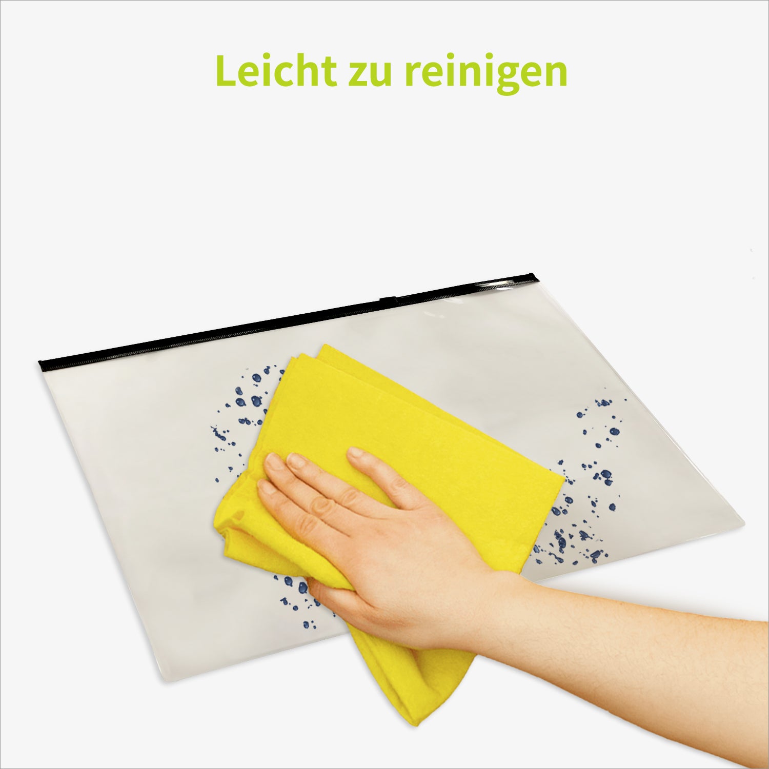 acropaq-rei-verschlusstasche-a4-transparent-schwarz-5er-pack image 4