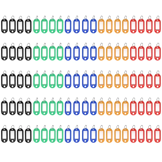 acropaq-schl-sselanh-nger-100-st-ck-ringe-5-farben image 1