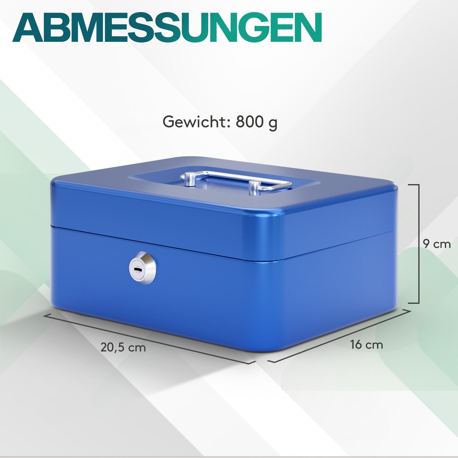 acropaq-geldkassette-metall-blau-abschlie-bar-20x16x9-cm image 6