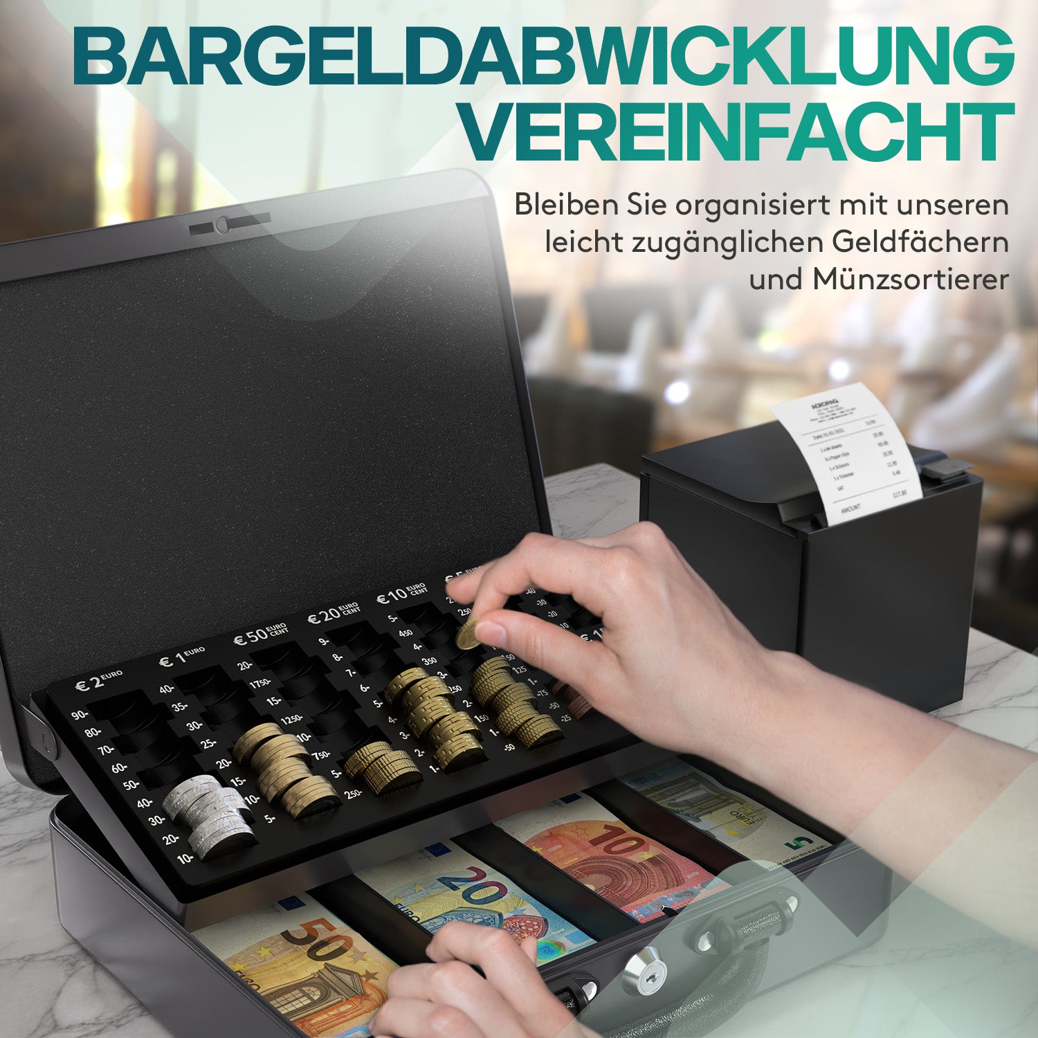 acropaq-cash-handling-geldkassette-grau-30x25x9-schloss image 3