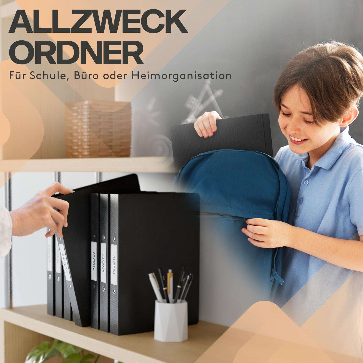 acropaq-ringordner-a4-35-mm-schwarz-5er-set image 3