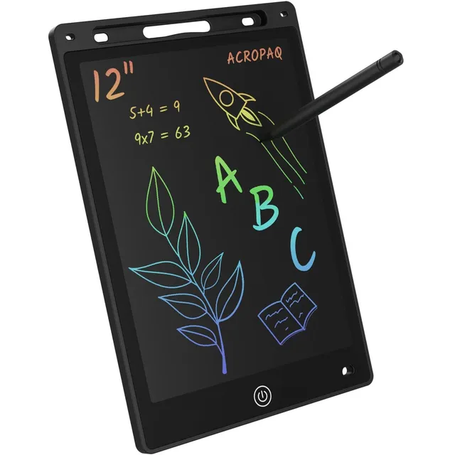 acropaq-lcd-schreibtafel-12-zoll-schwarz-farbdisplay-kinder image 1