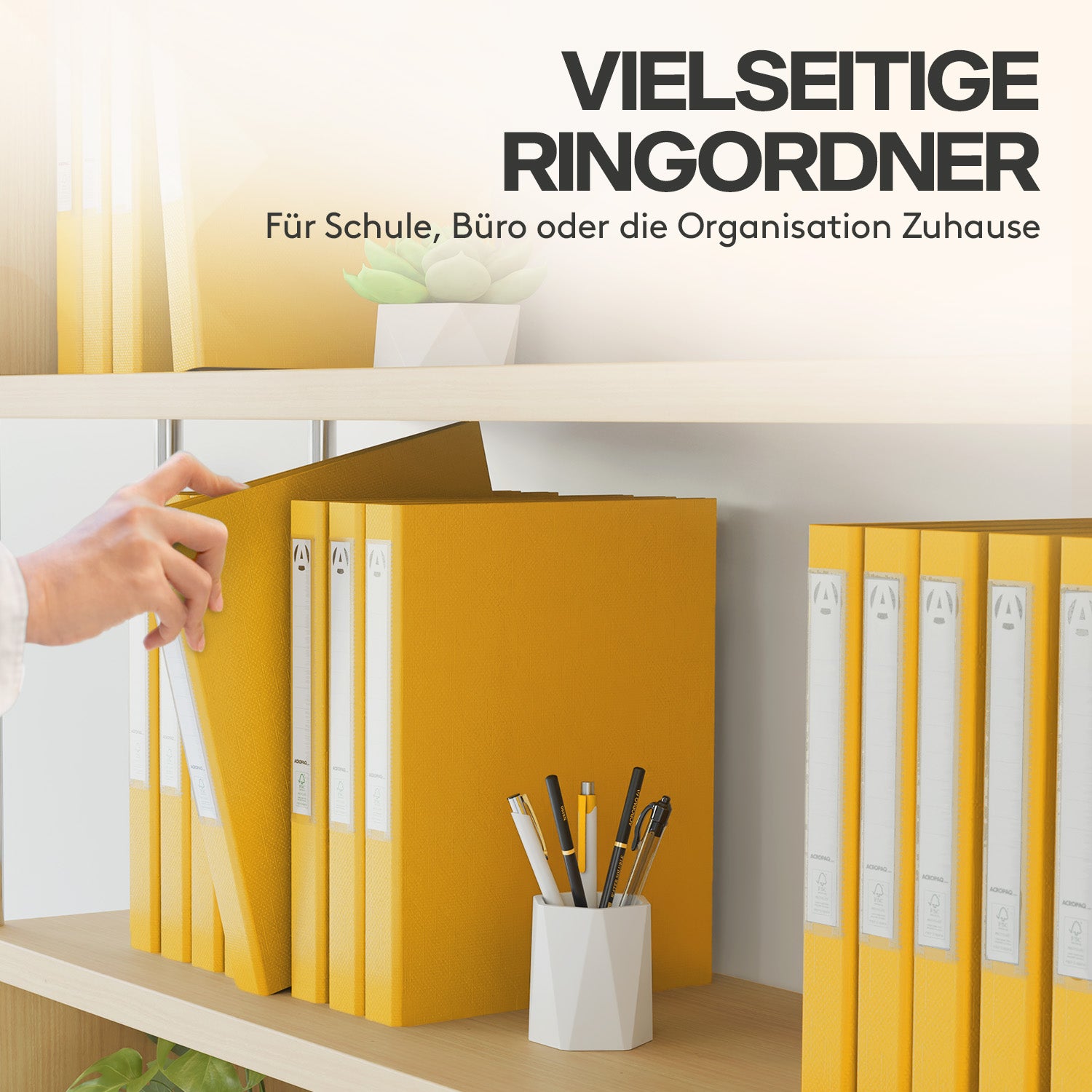 acropaq-ordner-mappen-ringordner-a4-gelb-10-st-ck-fsc image 3