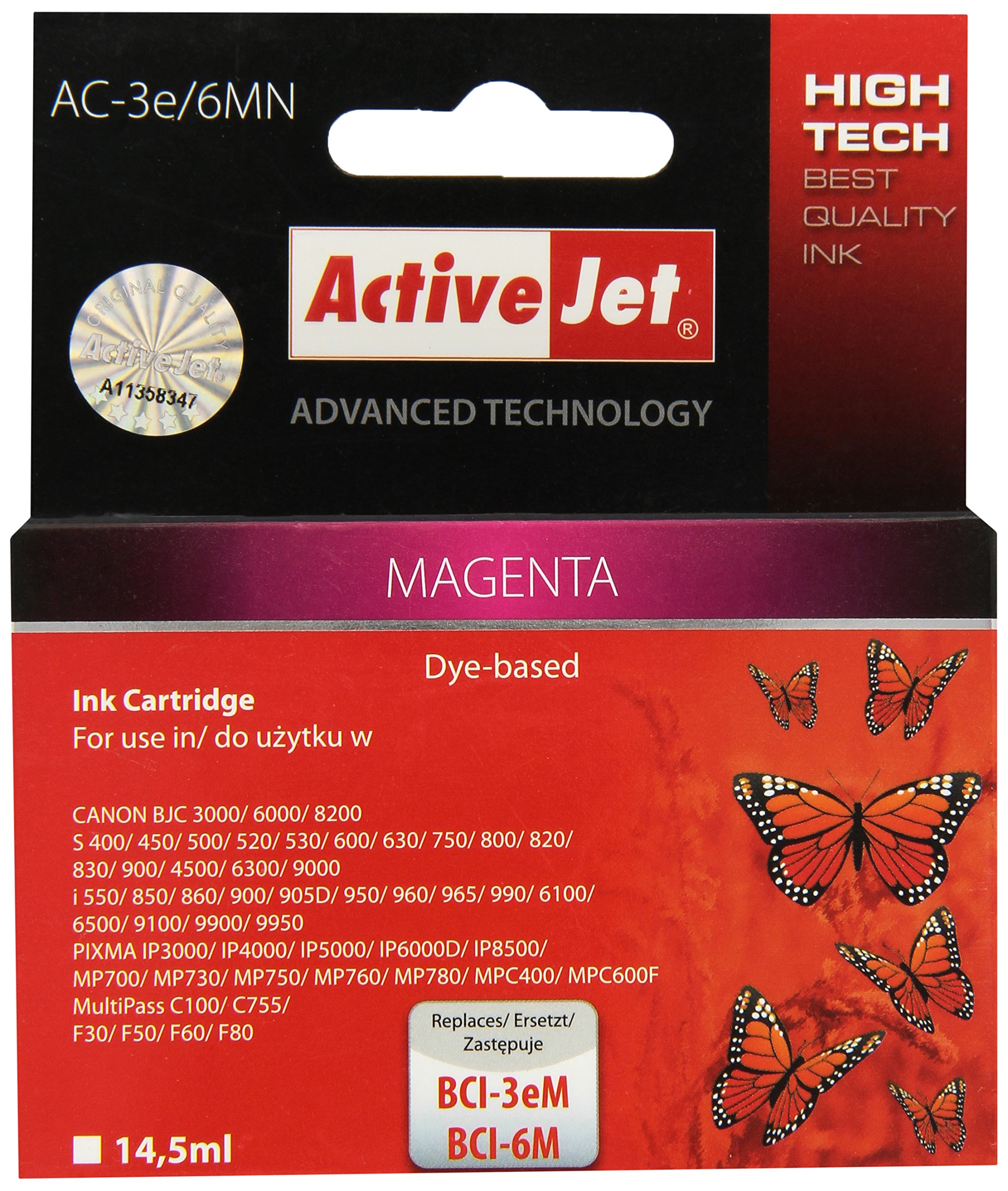 activejet-ac-3e-6m-tintenpatrone-magenta-einzelpack-kompatibel image 1