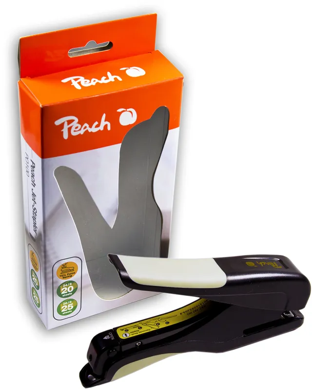 peach-po100-heftger-t-25-blatt-ergonomisch-inkl-klammern image 1