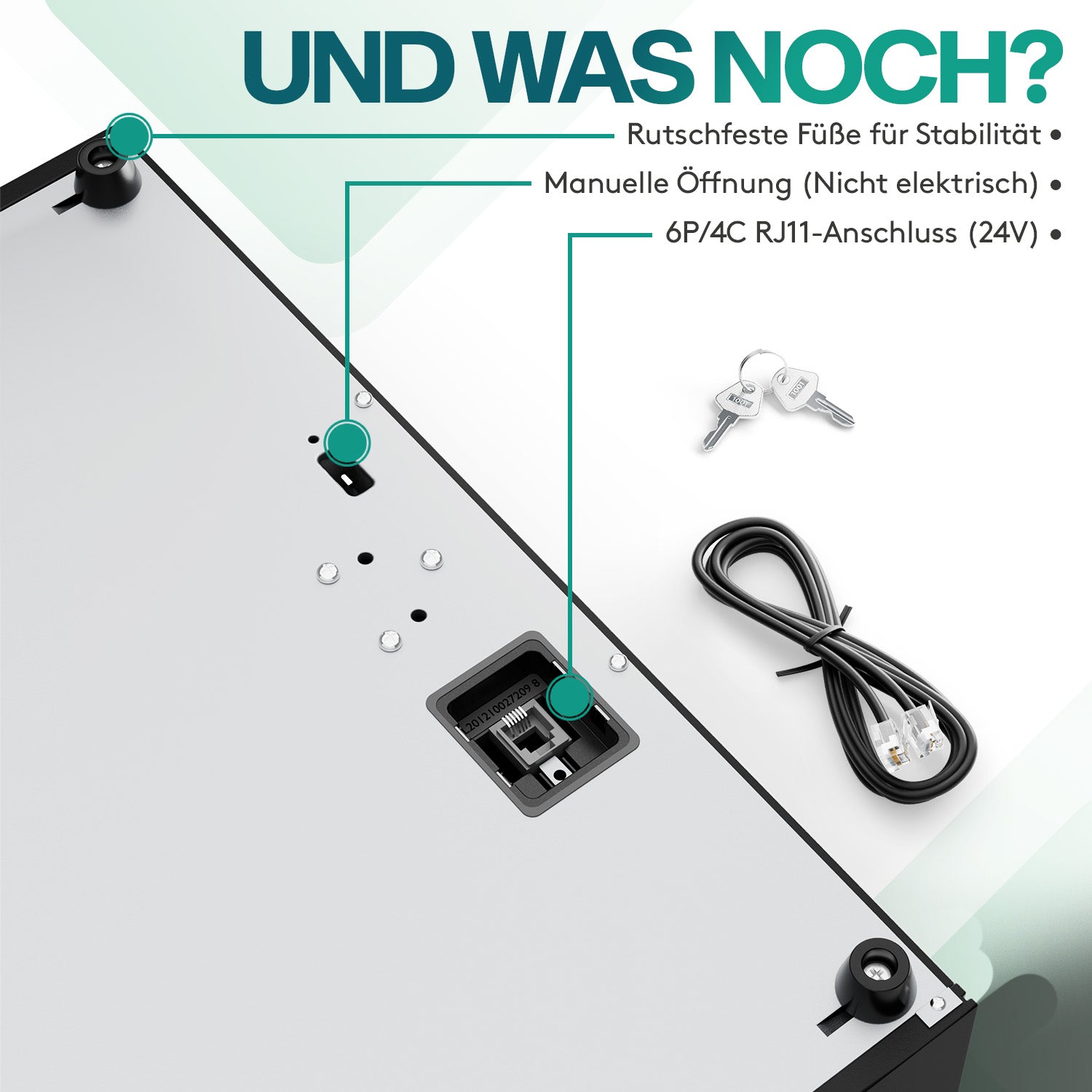 acropaq-kassenschublade-metall-schwarz-41-cm-8-m-nzf-cher-2 image 7