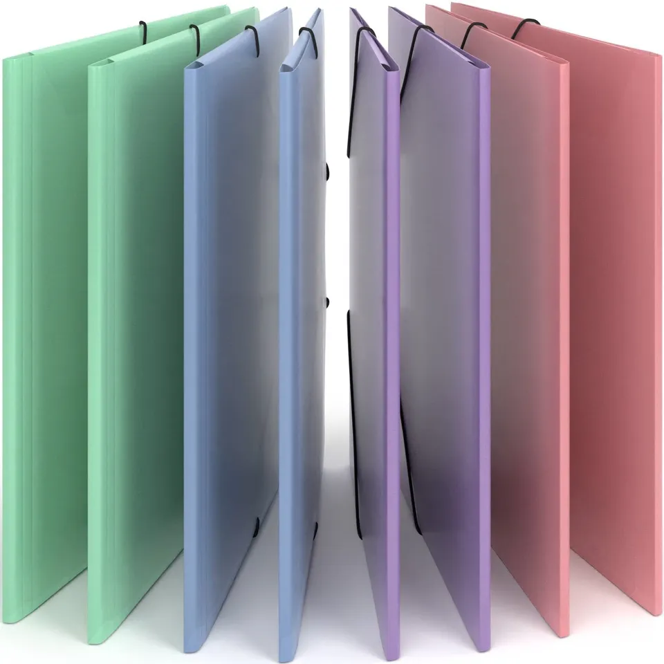 acropaq-sammelmappe-a4-8-st-ck-elastikmappe-3-klappen-pp image 1