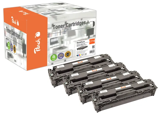 peach-pbp-c718-toner-spar-pack-4-farbig-f-r-canon-718 image 1