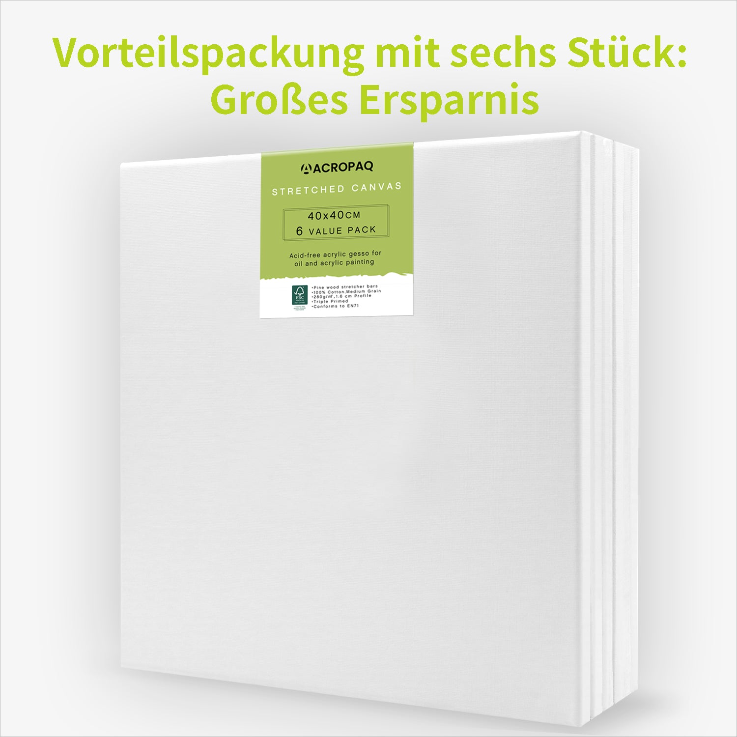 acropaq-k-nstlerbedarf-leinwand-40x40-wei-6-st-ck image 2