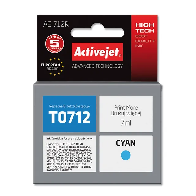 activejet-ae-712r-tintenpatrone-cyan-epson-t0712-7-ml image 1