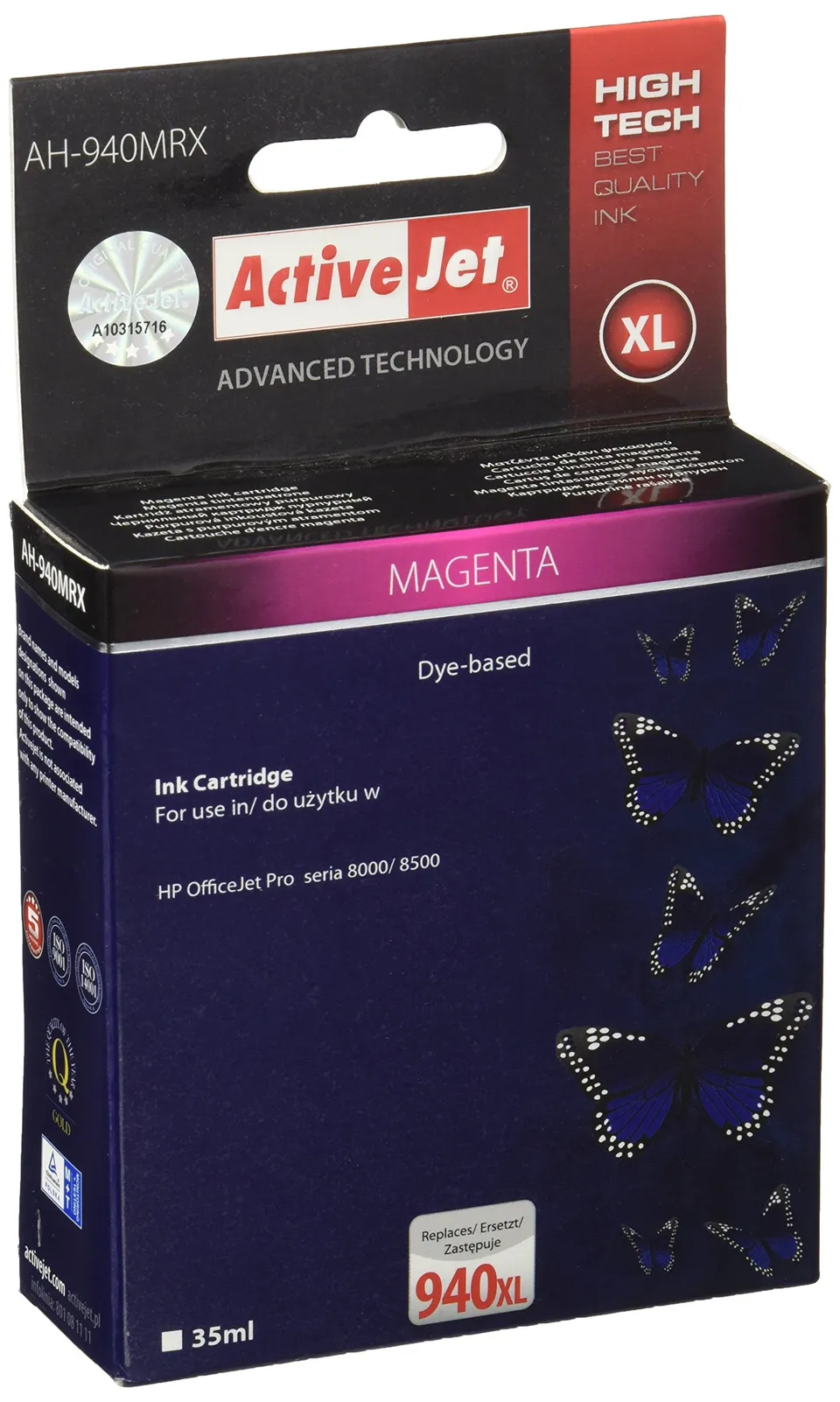 activejet-ah-940mrx-tintenpatrone-magenta-35-ml-f-r-hp-940xl image 1