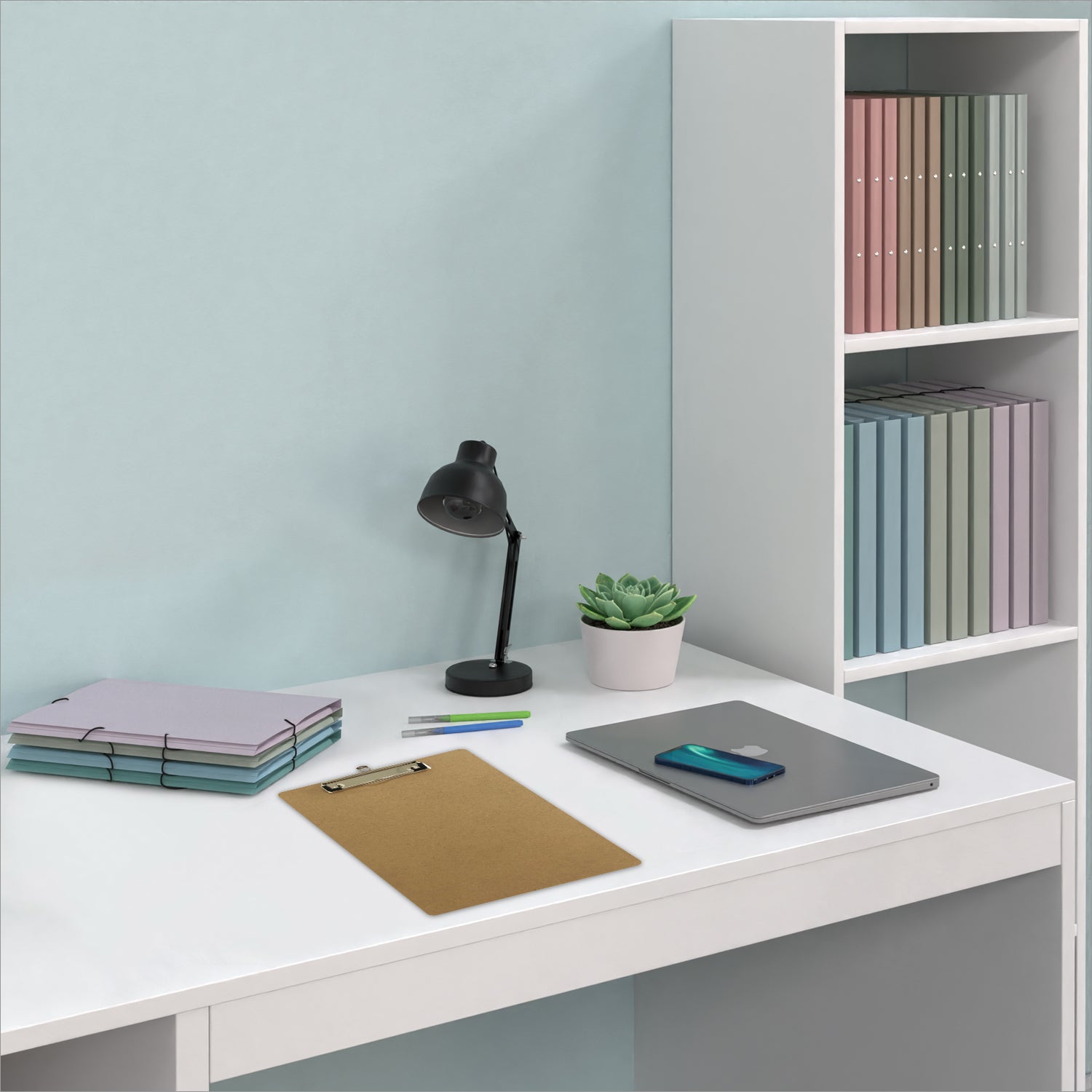 acropaq-klemmbrett-a4-holz-mdf-leichtgewicht-clipboard image 5