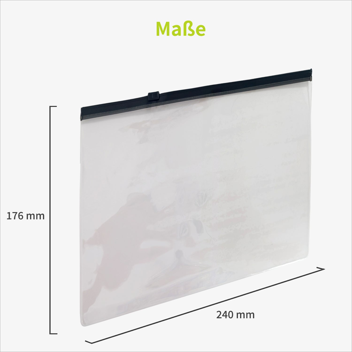 acropaq-reissverschlusstaschen-a5-transparent-5er-pvc image 7