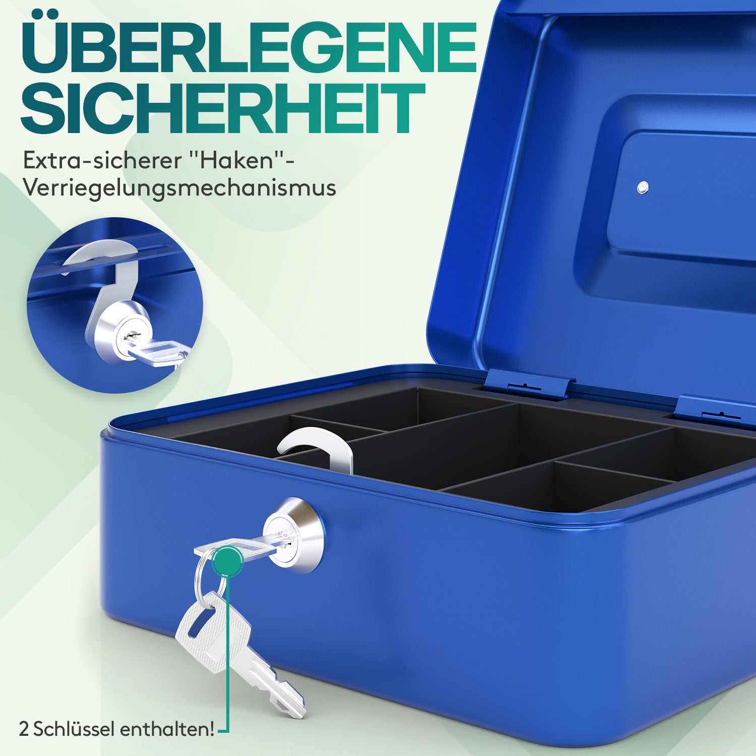 acropaq-geldkassette-metall-blau-abschlie-bar-20x16x9-cm image 3