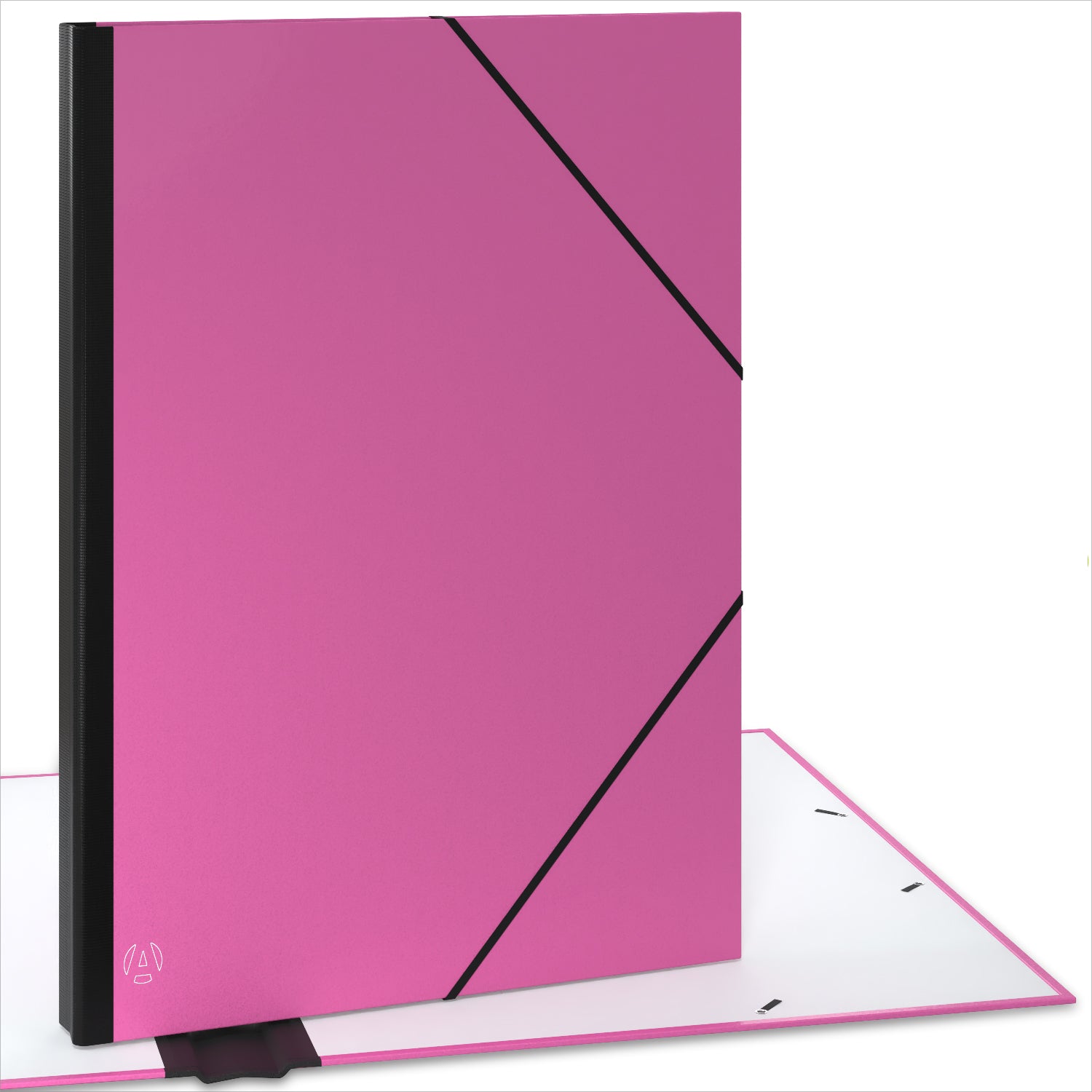 acropaq-zeichenmappe-a2-rosa-gro-52x72-cm-mit-gummiband image 1