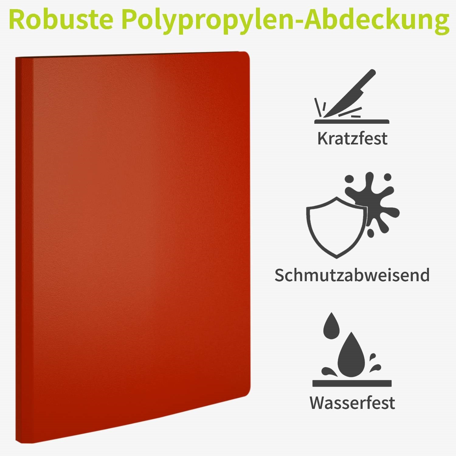 acropaq-pr-sentationsmappe-a4-rot-30-f-cher image 3