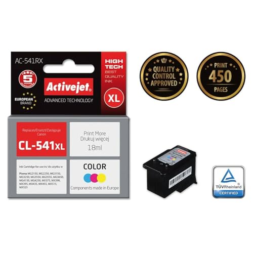 activejet-ac-541rx-druckerpatrone-canon-cl-541xl-farbig-18-ml image 4
