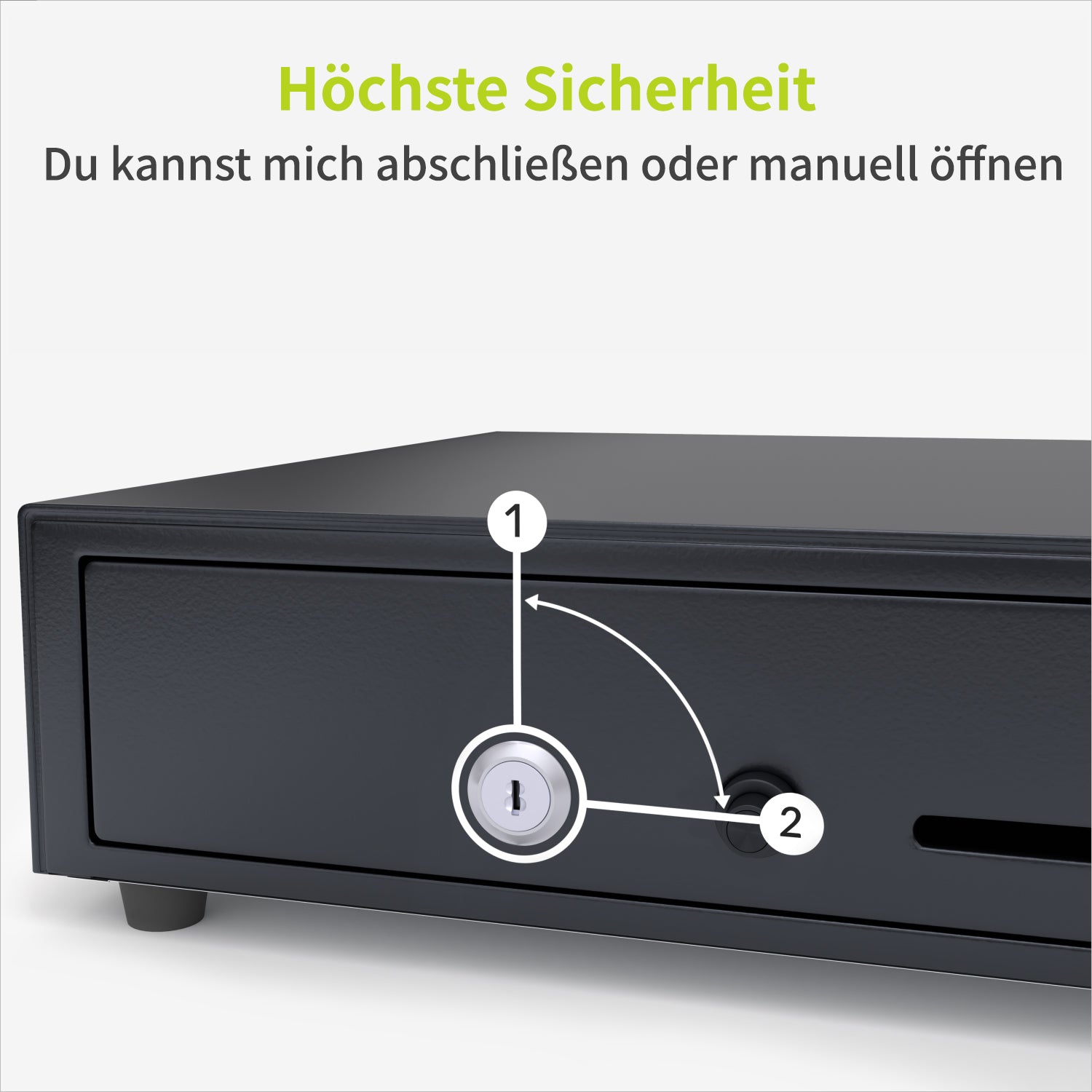 acropaq-kassenschublade-33-5x33x10-druckknopf-schwarz image 4