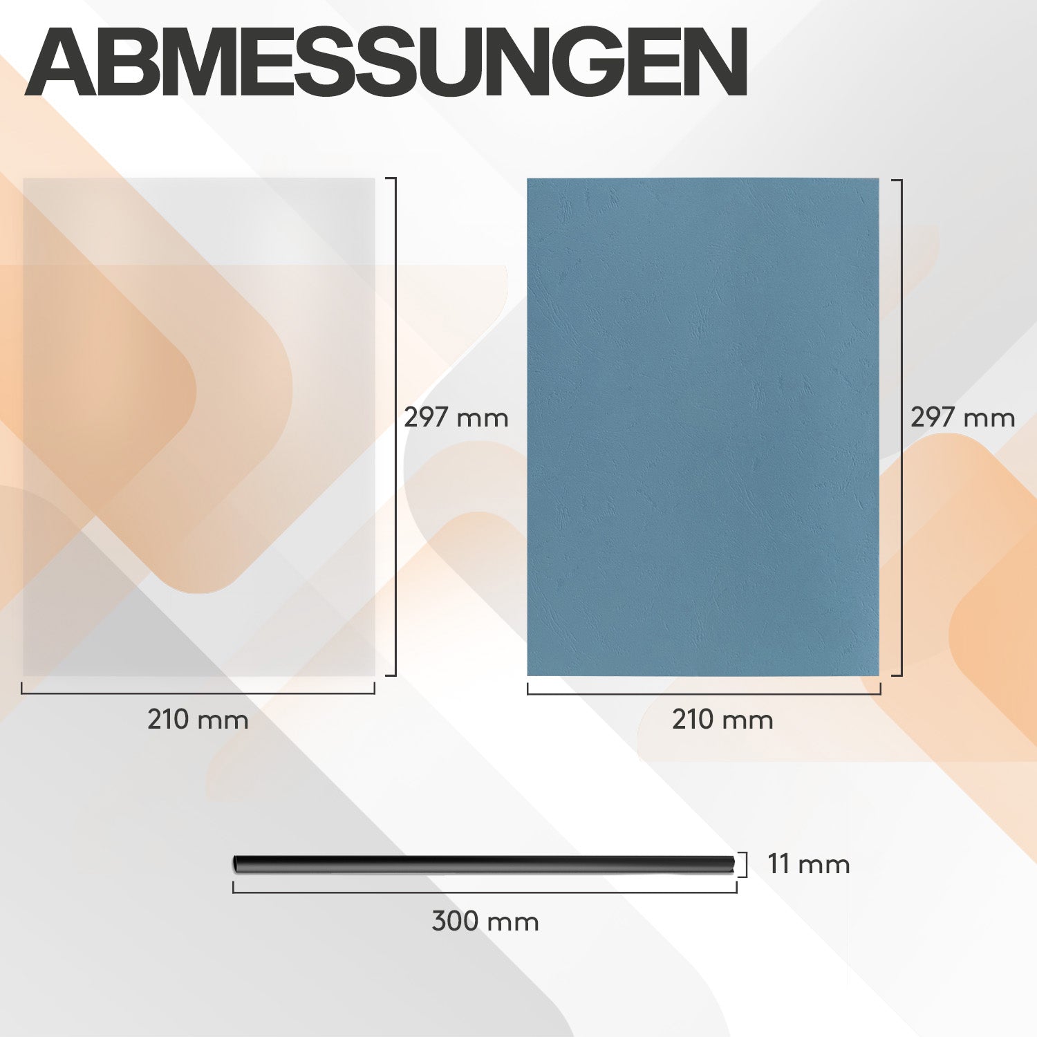 acropaq-bindeset-a4-klemmschienen-5-sets-bis-60-blatt image 6