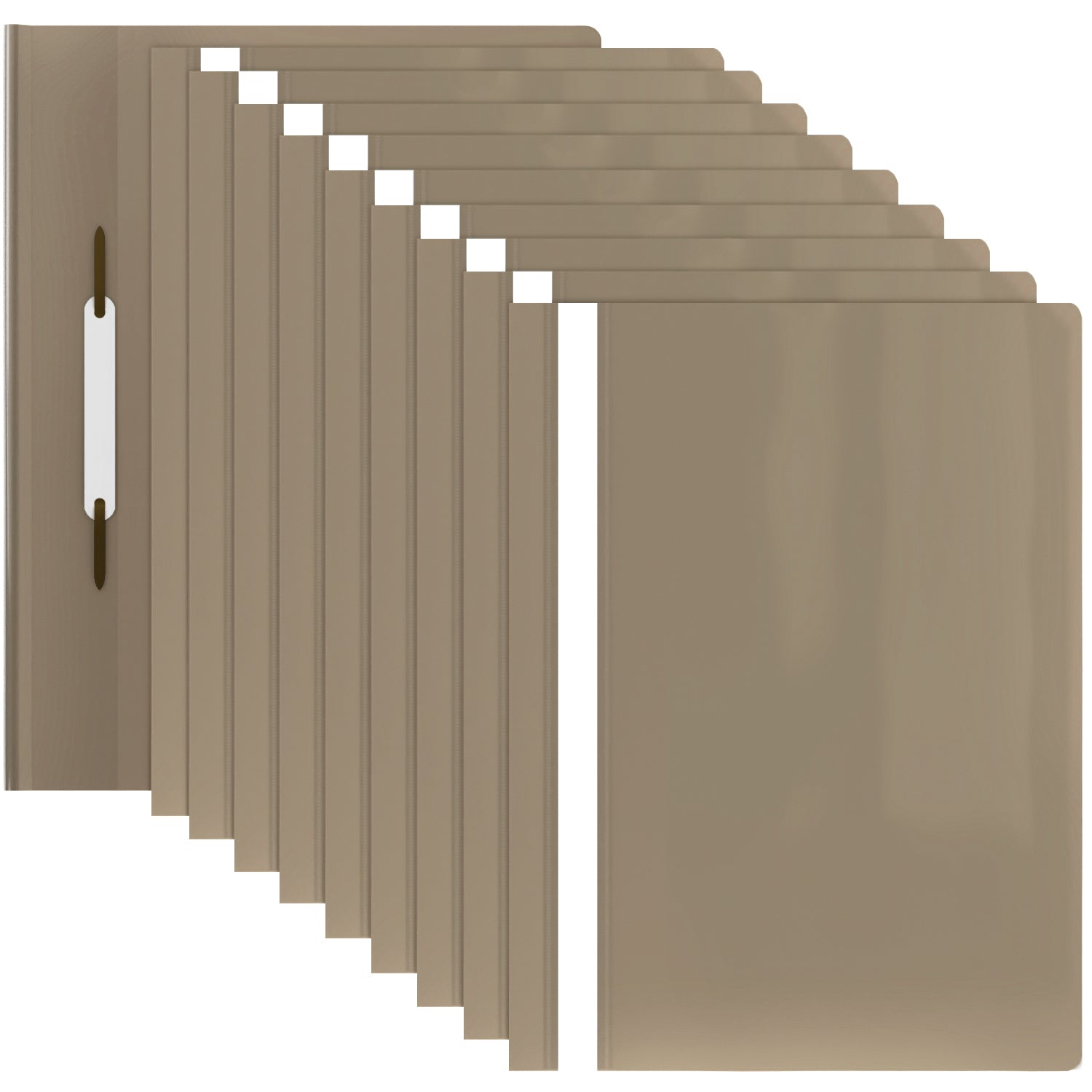 acropaq-berichtsmappe-a4-pp-khaki-pastell-10-st-ck image 1