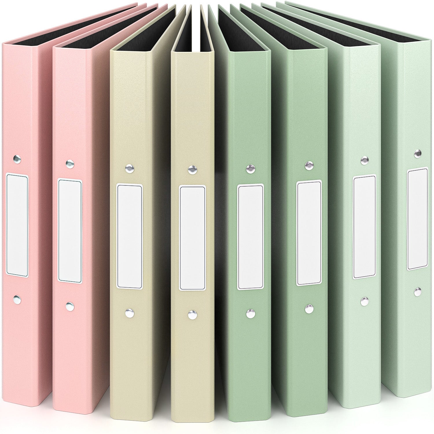 acropaq-ringordner-a4-40-mm-8er-set-erdfarben image 1