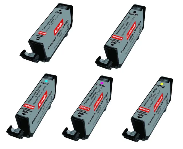 activejet-ac-m525-526r-tintenpatronen-5er-pack-f-r-canon image 1