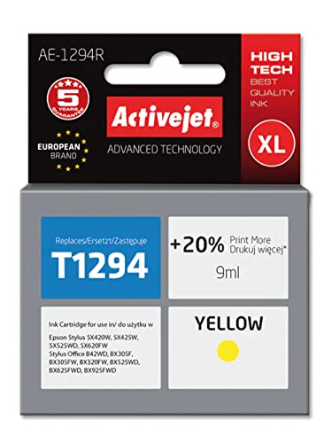 activejet-ae-1294r-tintenpatrone-gelb-ersatz-f-r-epson-t1294 image 4