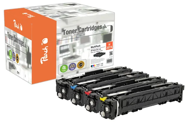 peach-c064-toner-spar-pack-ersetzt-hp-207a-4-farbig image 1