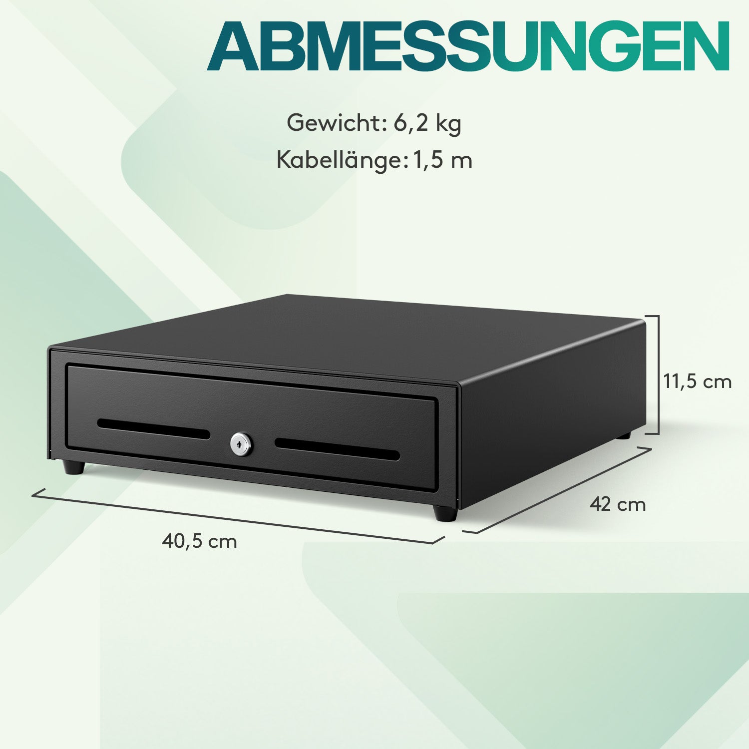 acropaq-kassenschublade-metall-schwarz-41-cm-8-m-nzf-cher image 6