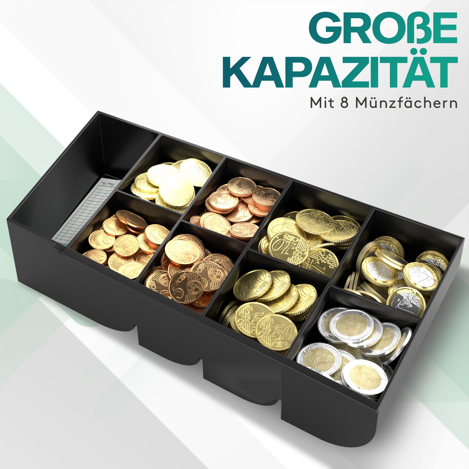 acropaq-kasseneinsatz-29-8-cm-schwarz-abschlie-bar-8-f-cher image 3