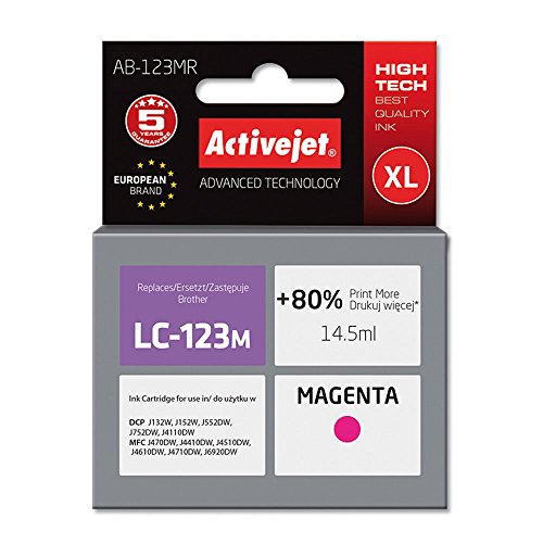 activejet-ab-123mr-tintenpatrone-magenta-f-r-brother-lc123 image 3