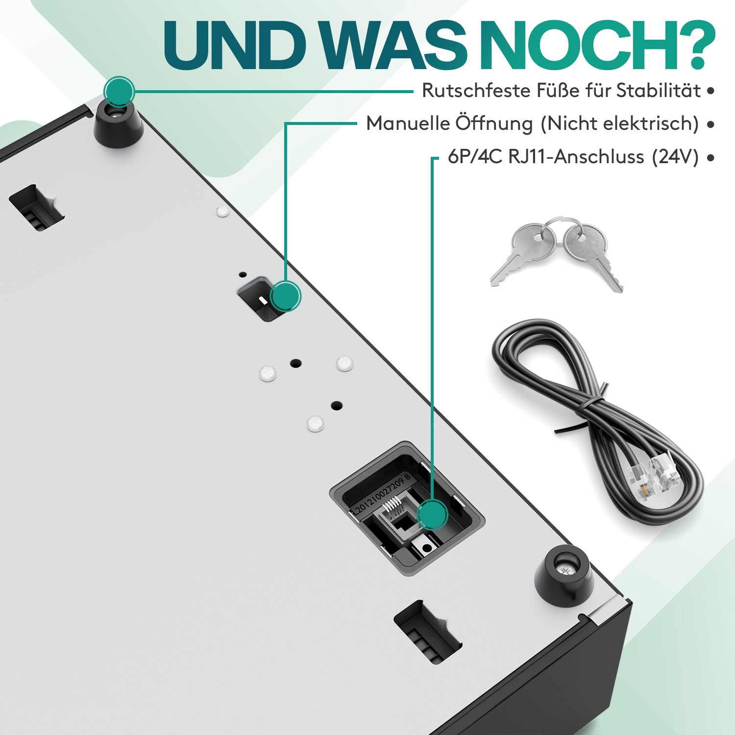 acropaq-kassenschublade-33-x-33-5-cm-schwarz-metall-8-m-nzf-cher image 6