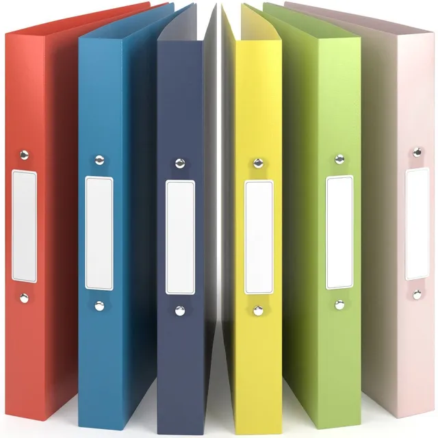 acropaq-ordner-a4-2-ringe-3-5-cm-6er-set-nature image 1
