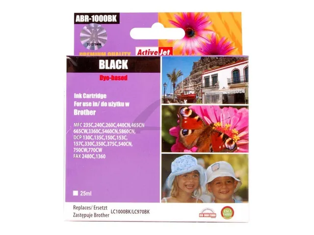 activejet-ab-1000br-tintenpatrone-schwarz-brother-lc1000-25ml image 1
