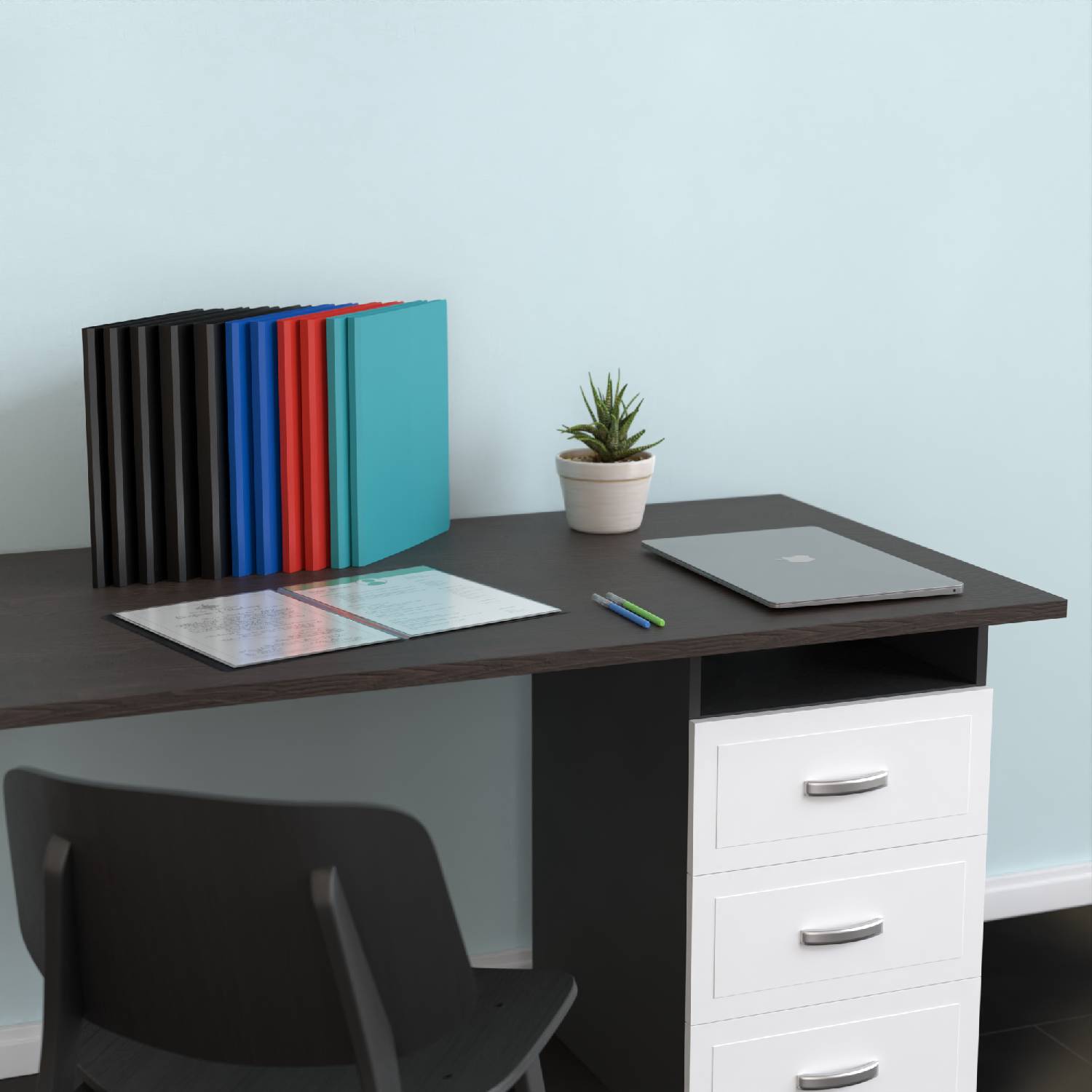 acropaq-sichtbuch-a4-blau-mit-50-taschen-pp image 4