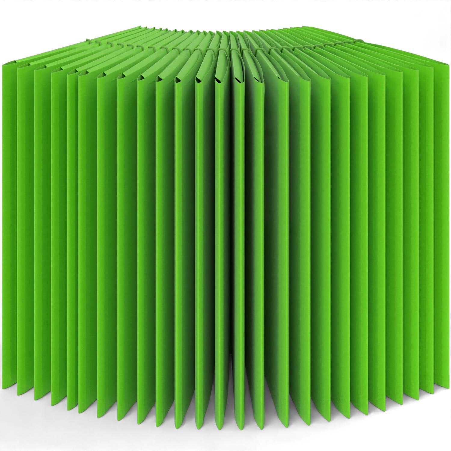 acropaq-sammelmappe-a4-elastik-25er-gr-n-3-klappen image 1
