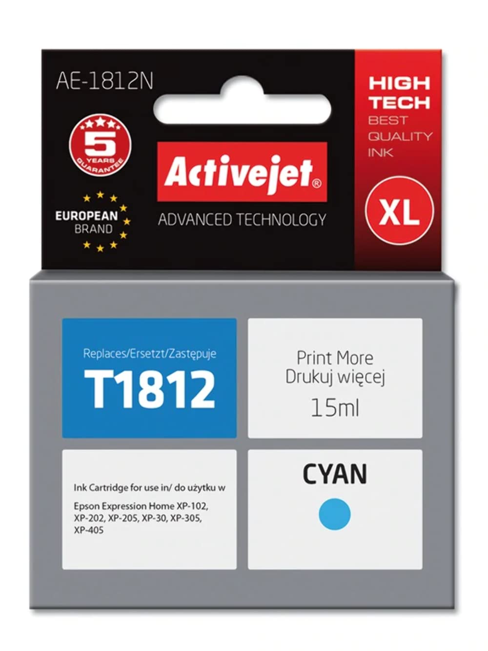 activejet-ae-1812n-tintenpatrone-cyan-15-ml-f-r-epson-18xl image 2