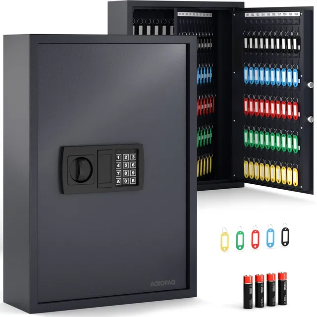 acropaq-schl-sselschrank-elektronisch-200-schl-ssel-anh-nger image 1