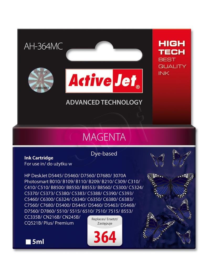 activejet-ah-364mc-tintenpatrone-magenta-5-ml-f-r-hp-364 image 1