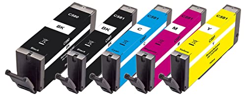 peach-pbp-c580-581-spar-pack-5er-set-canon-tintenpatrone image 2