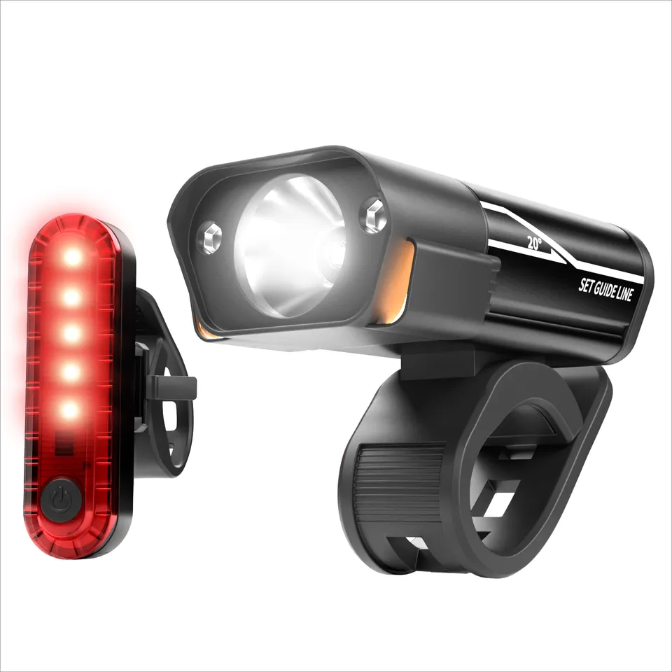 acropaq-fahrradlampe-350-lumen-usb-alu-fahrradlicht-regenfest image 1
