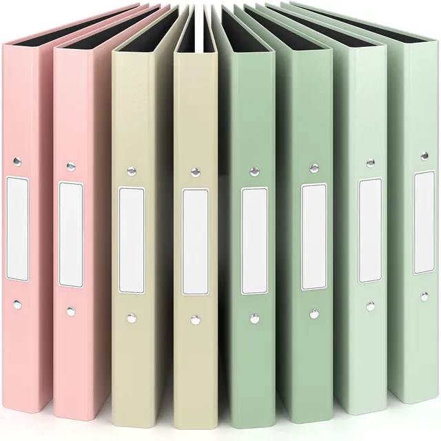acropaq-ordner-a4-2-ringe-erdfarben-8er-pack-40-mm image 1